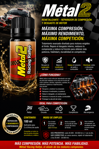 METAL2 Racing Rallye — Reparador de Motor para Competición