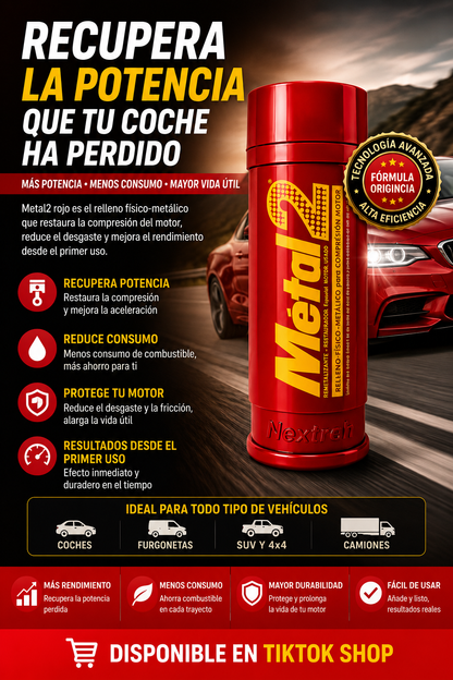 METAL2 Rojo — Recupera la Potencia que tu Coche Ha Perdido
